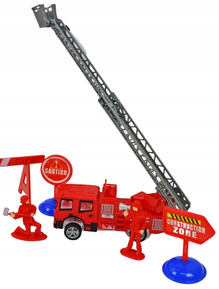 WÓZ STRAŻACKI STRAŻ POŻARNA ZESTAW WALIZKA STRAŻAK Marka inna