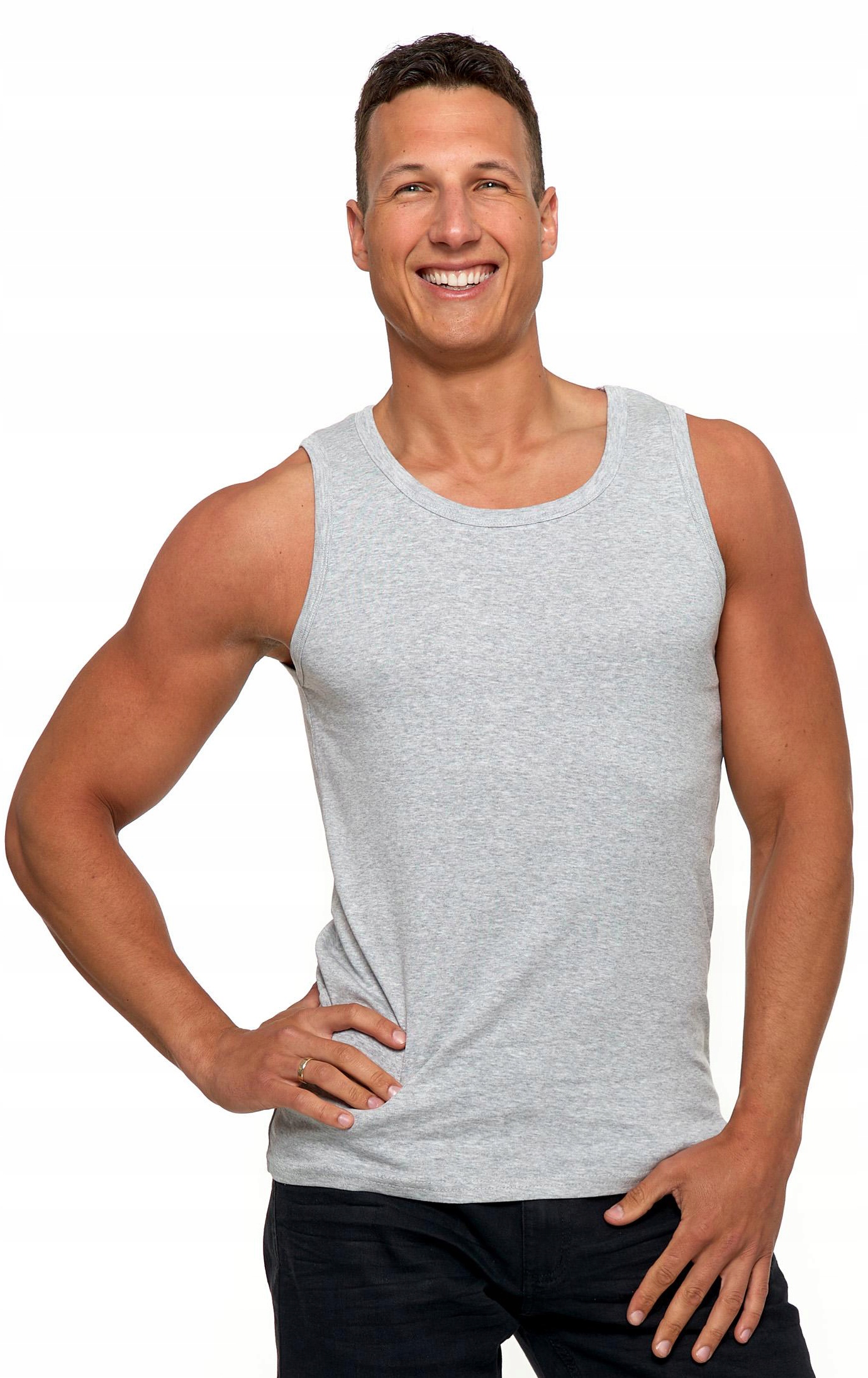 Podkoszulek Męski Tank Top Bawełniany MORAJ - XL Marka Moraj