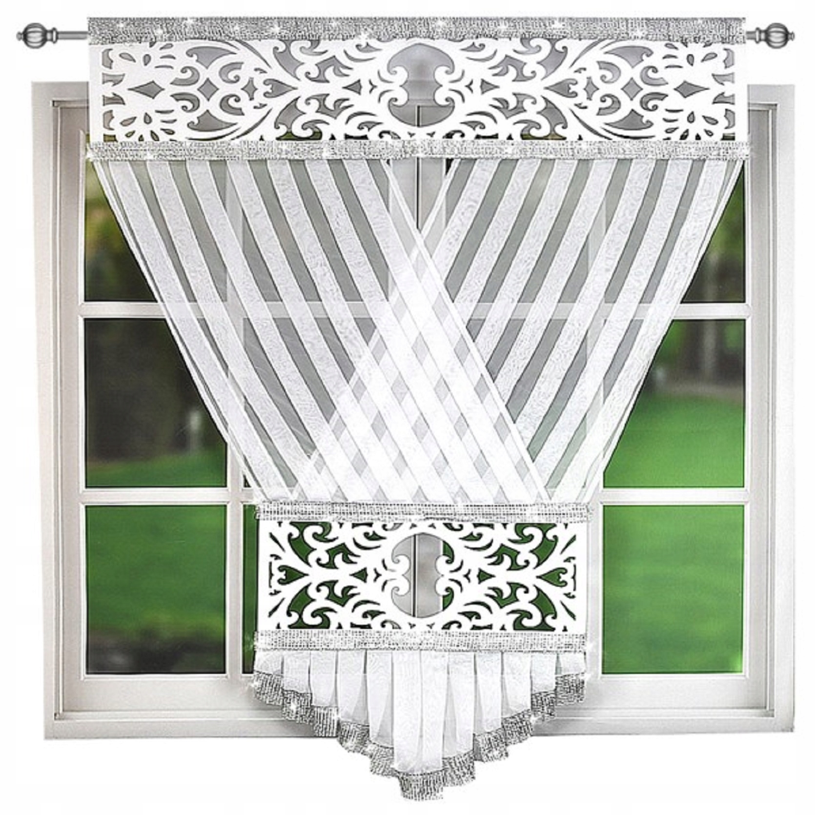 

Firana Panel Firany 120 x 160 CM Ażur Panele