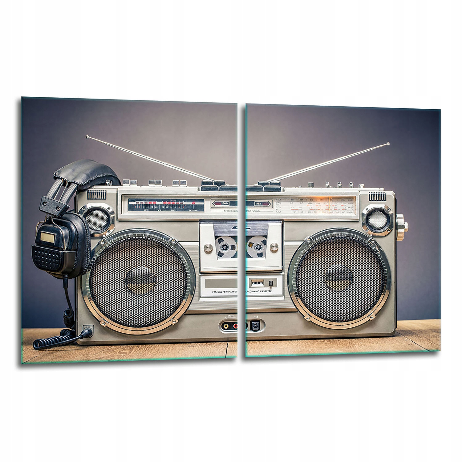 2x Skleněná Ochranná Deska Na Sporák 40x52 Radio 7v1