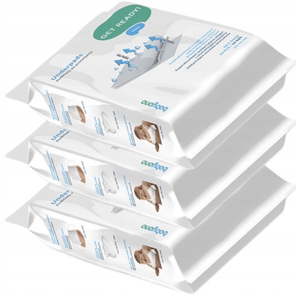 BABYONO PODKŁAD JEDNORAZOWY DO PRZEWIJANIA 90X60 CM PRZEWIJAK 3PAK 30 SZT Stan opakowania oryginalne