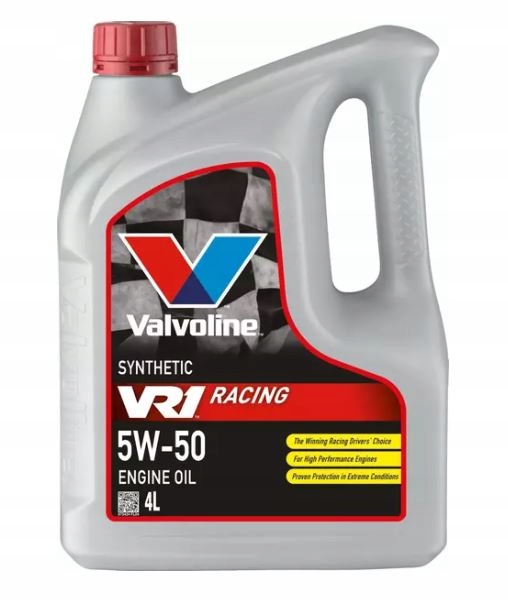 Olej Silnikowy Valvoline VR1 Racing 5W-50 Synthetic 4L