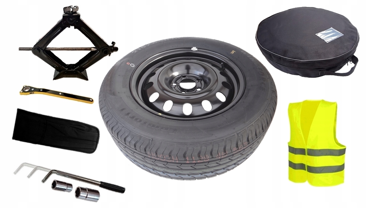 

Koło zapasowe Dacia Duster I II 215/65R16 Zestaw