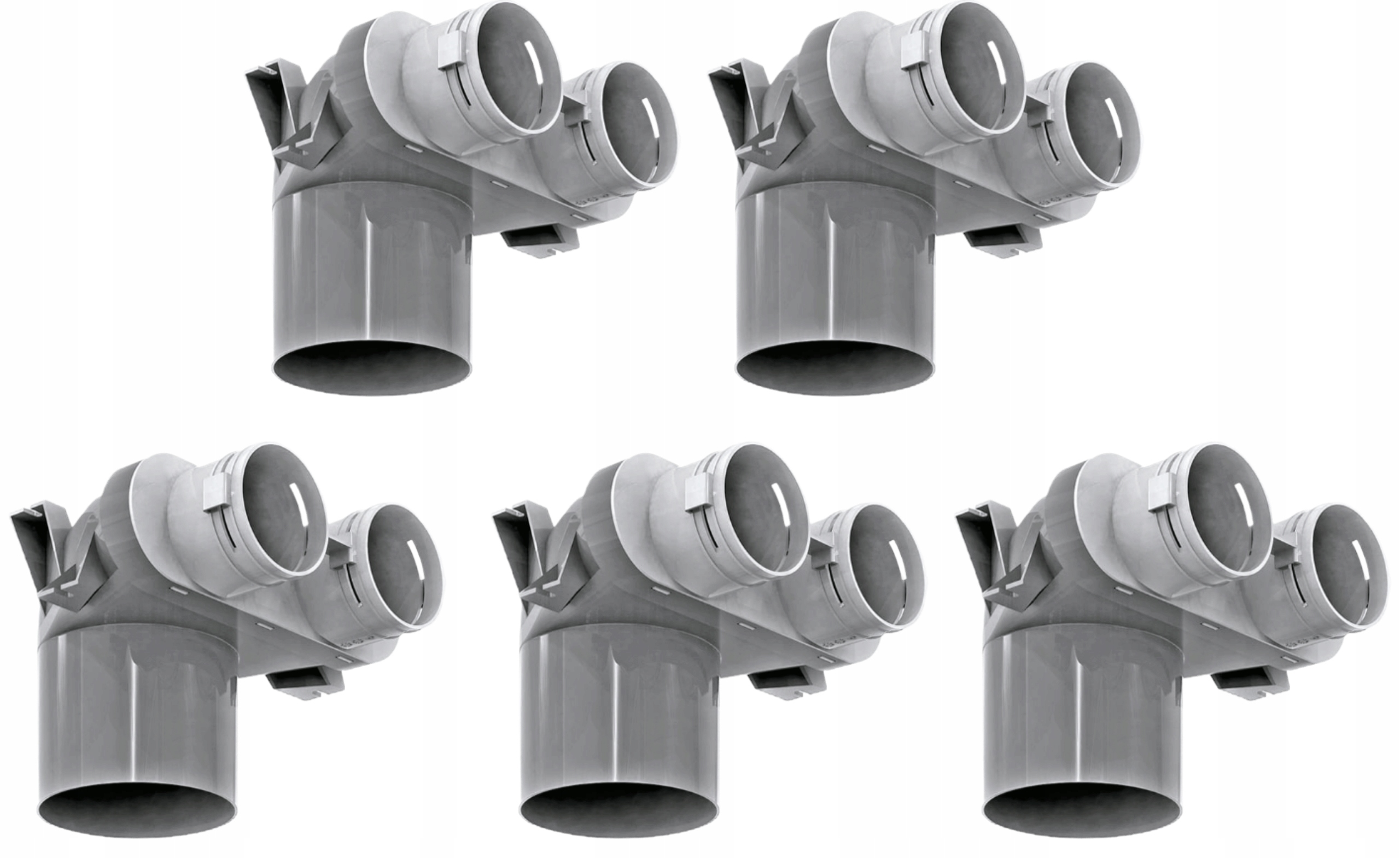 Expanzní box Flexivent 2x75/fi 125 5 Kusů