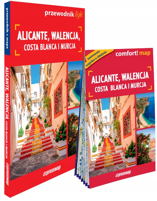Alicante, Walencja, Costa Blanca i Murcja light: przewodnik mapa