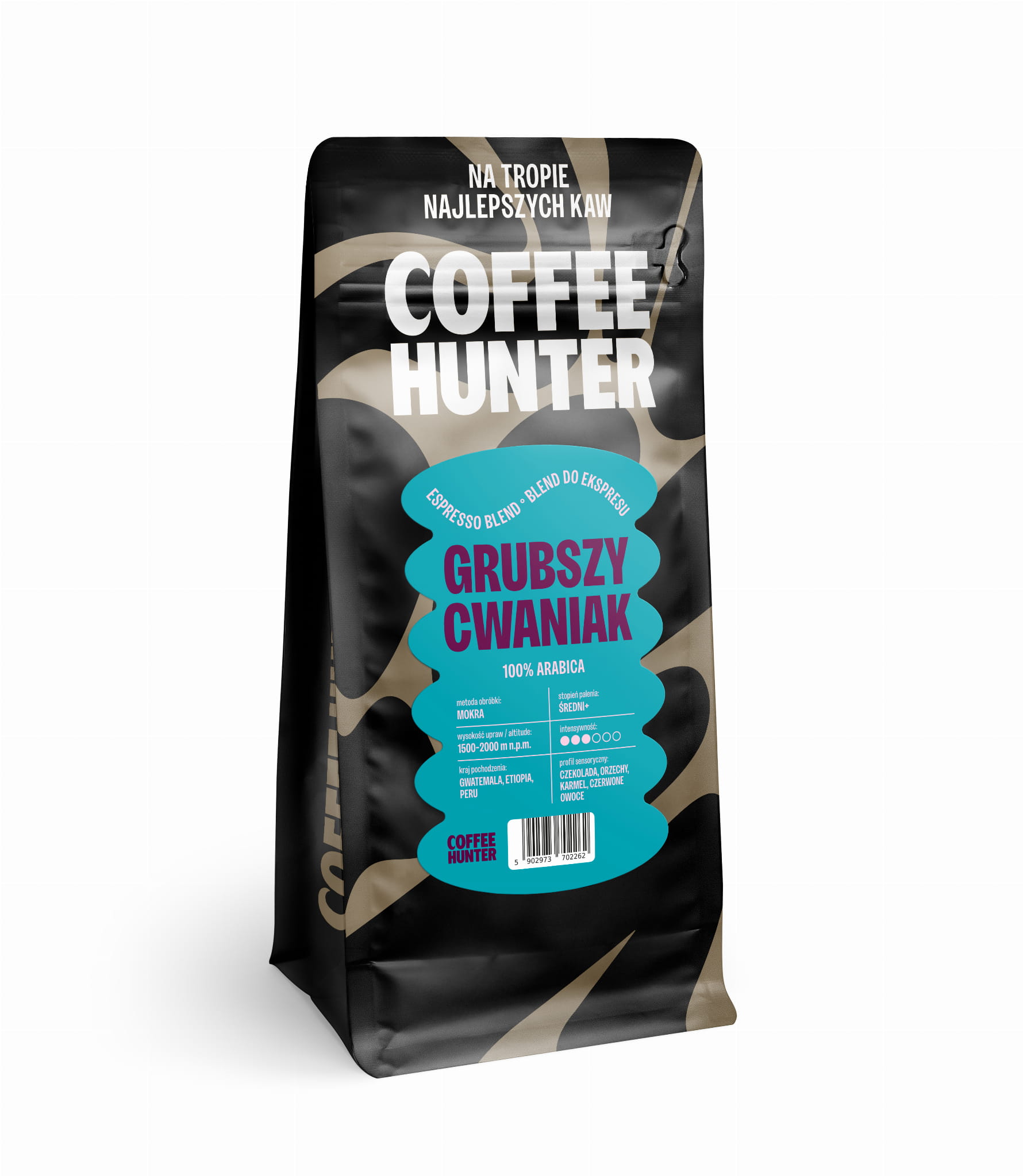 Levně Tlustší Cwak Káva Zrnková 1000 g