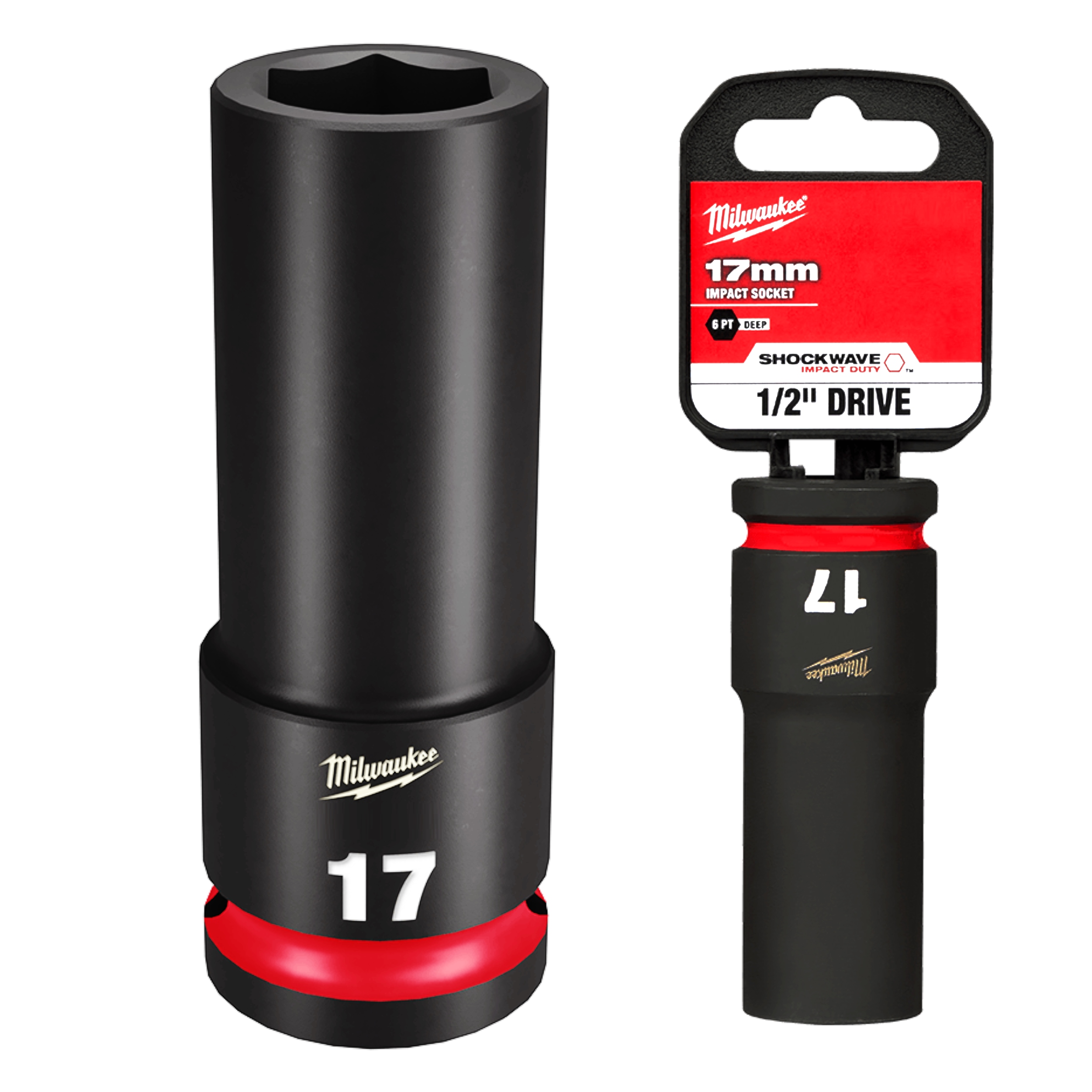Nasadka Udarowa 1/2 Długa Shockwave Impact Duty Hex 17MM 6-KĄTNA Milwaukee