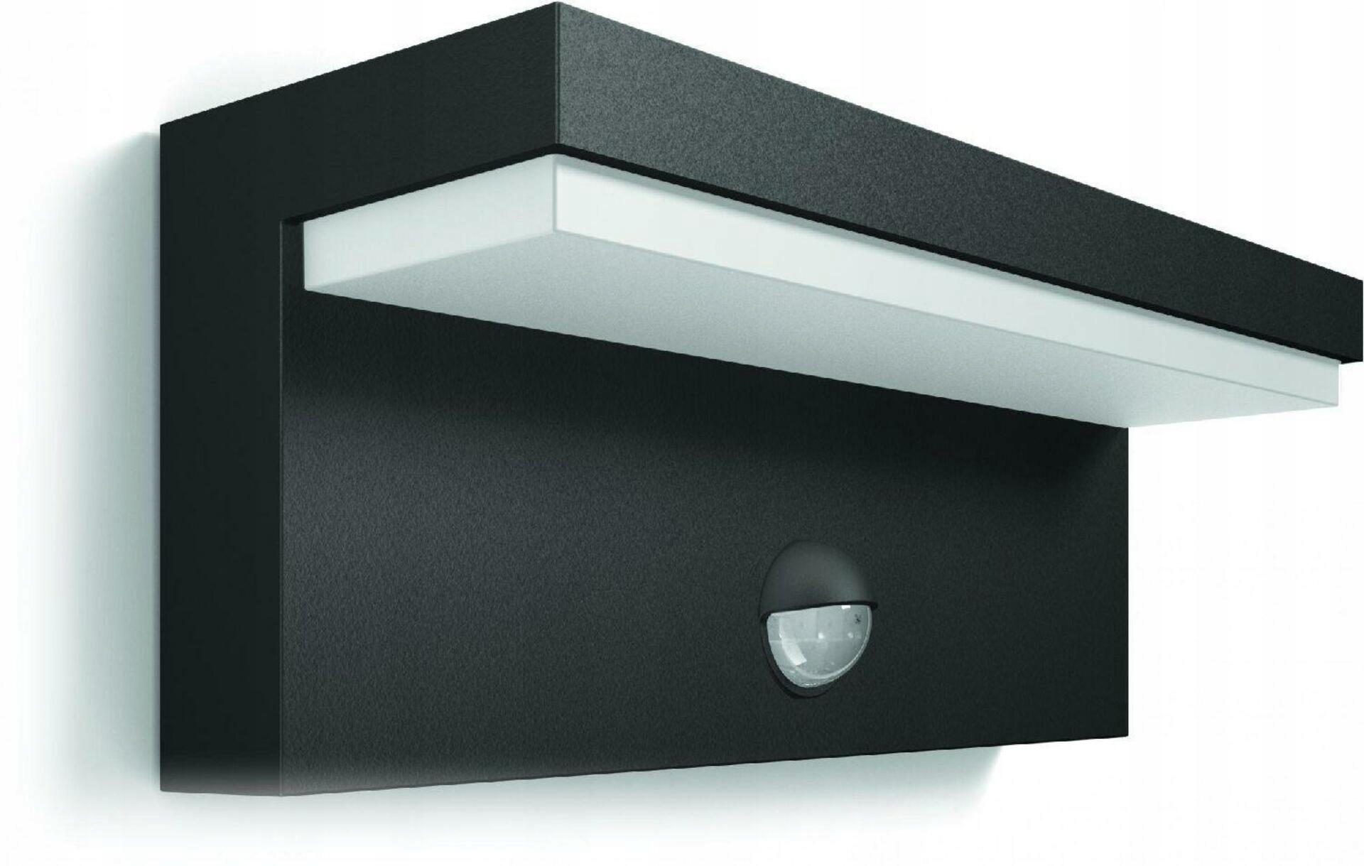 Záhradné nástenné svietidlo Philips sivé s integrovaným Led zdrojom 3,8 W