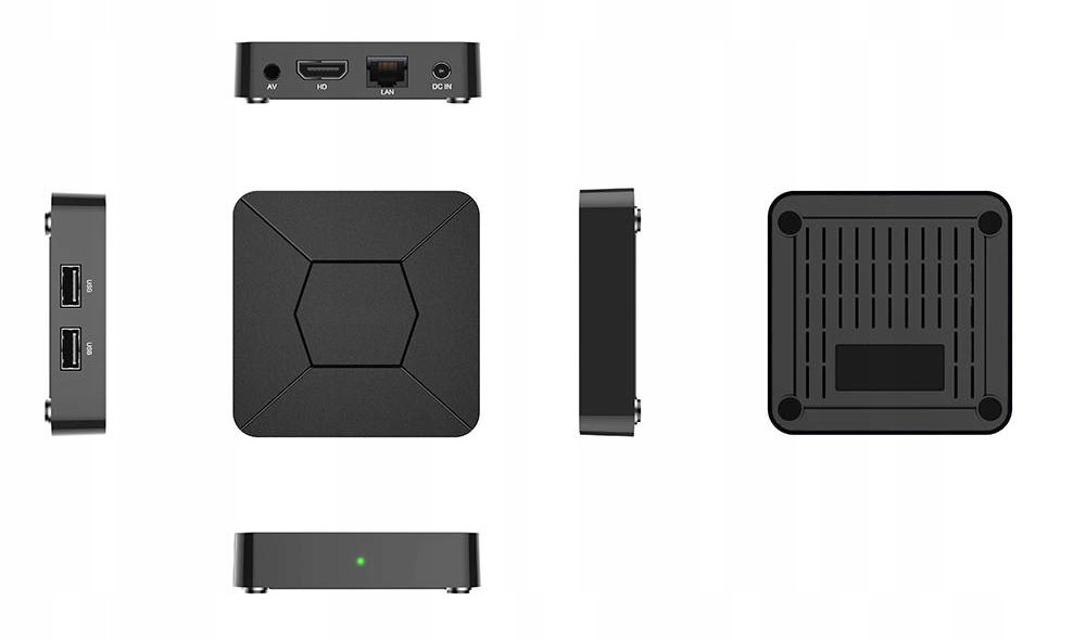 ANDROID SMART TV BOX 4K WiFi BLUETOOTH SMART ODTWARZACZ MULTIMEDIALNY Kod producenta Q5