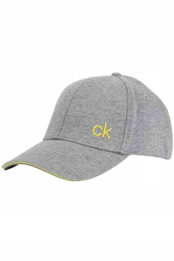 

Czapka z daszkiem Calvin Klein regulowana szara