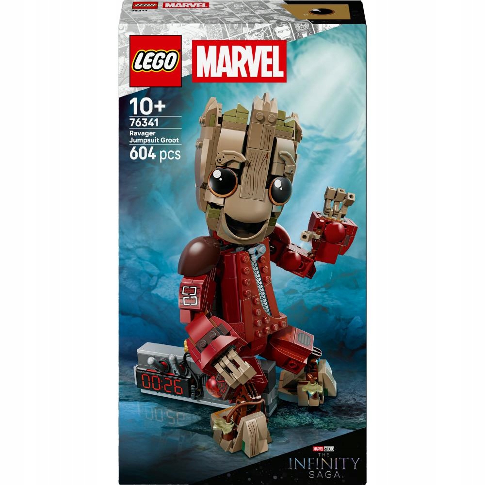 Lego Marvel HEROESGroot v kostýmu Ravagera 76341