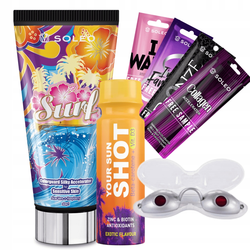 SOLEO SURF 150ml PRZYSPIESZACZ OPALANIA +GRATISY