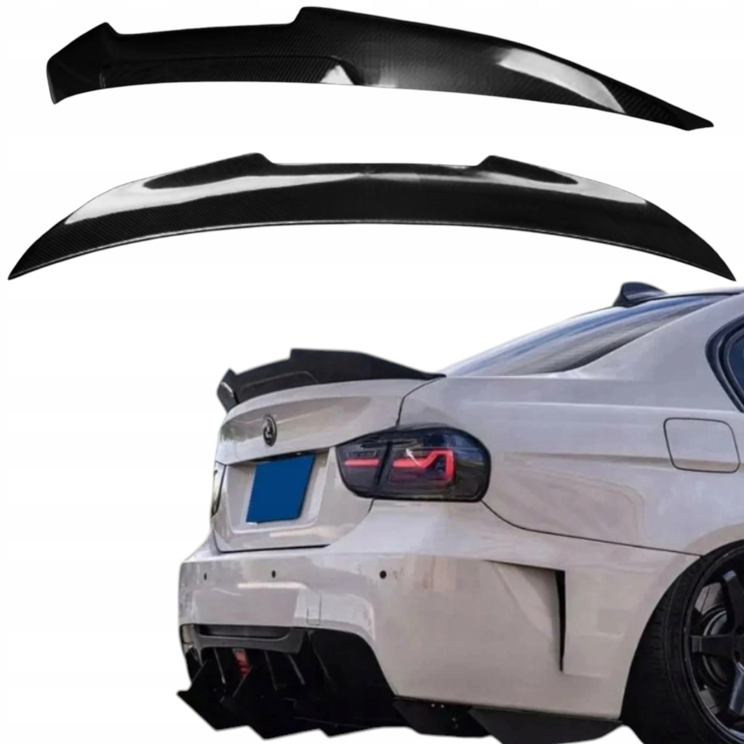 Bmw 3 E90 05-11 Spoiler Letka Psm Look Zadní Spoiler Klapky Zavazadlového Prostoru Vložka