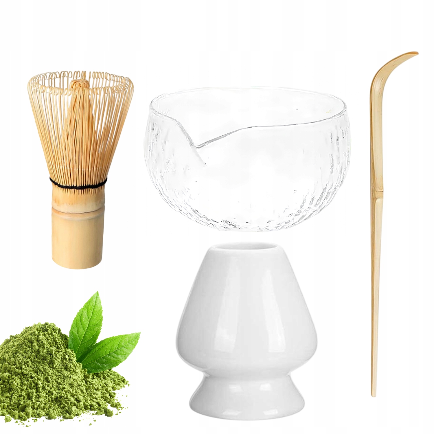 Levně Sada Na Čaj Matcha Japonská Sada Metliček Šálek Stojan Lžička