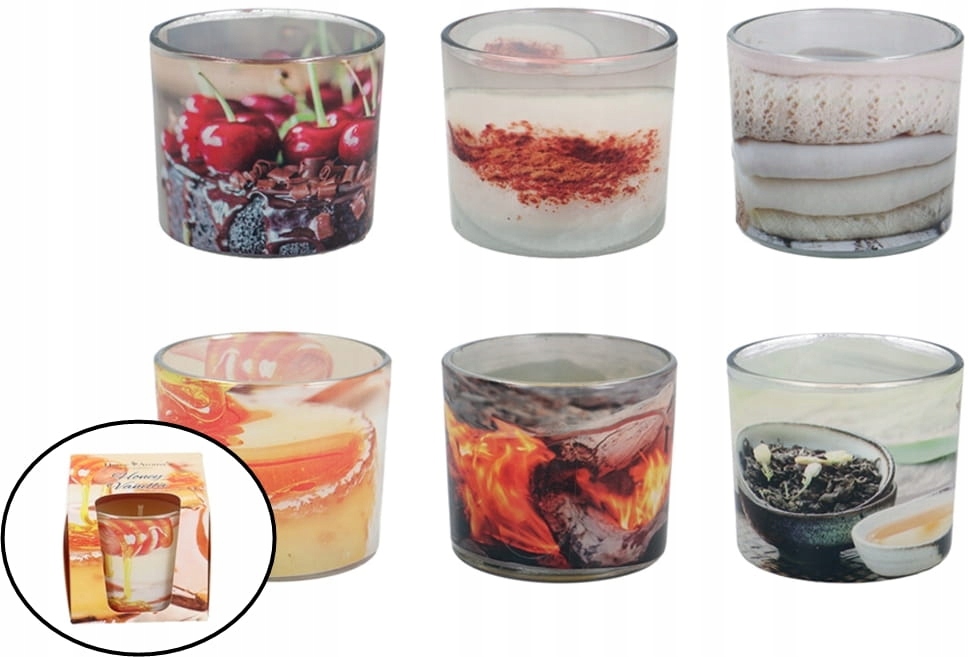 

Świece Zapachowe Home Aroma 6X70G W Kartonikach