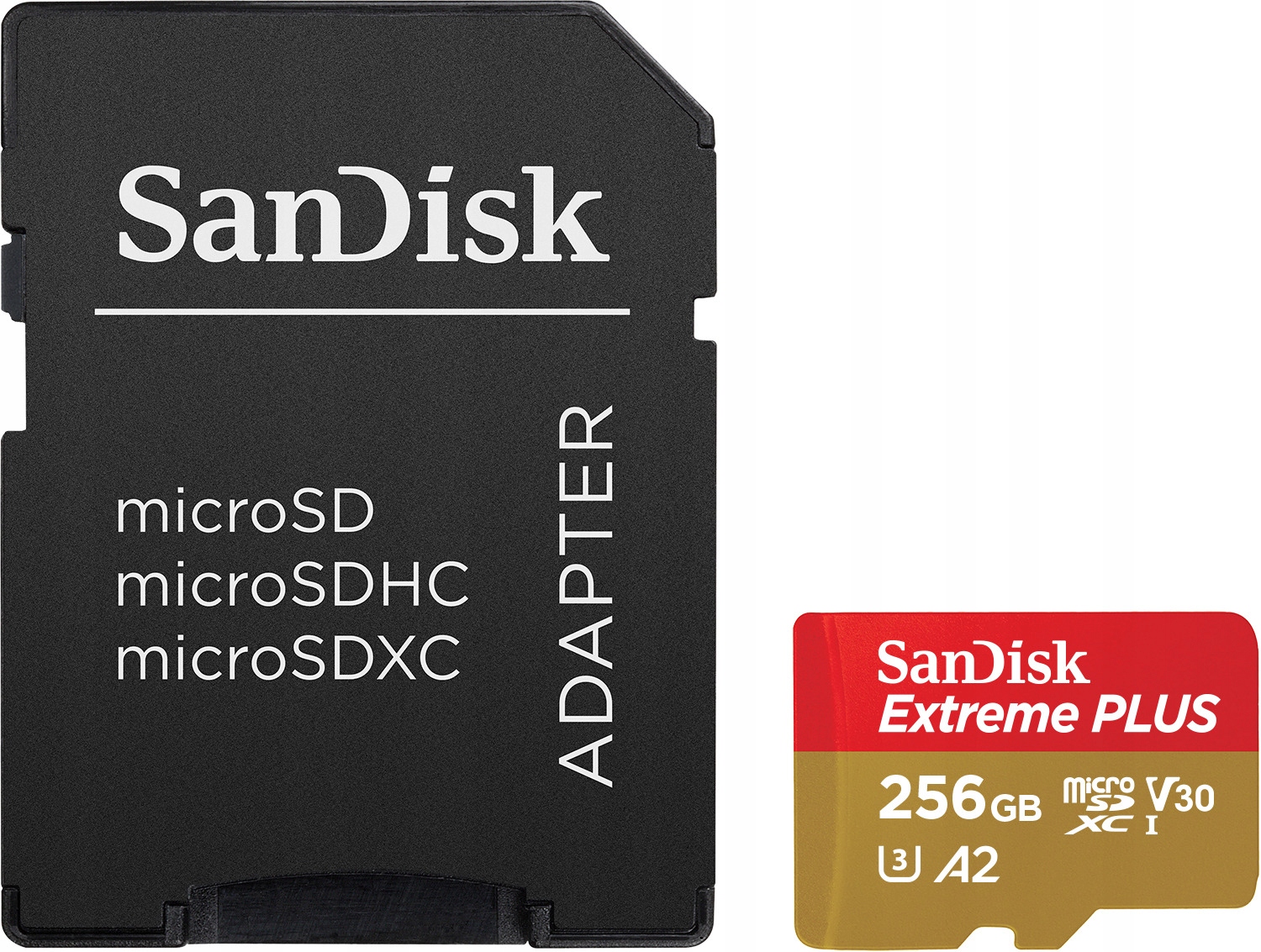 Karta pamięci Sandisk Extreme Plus microSDXC 256GB Adapter