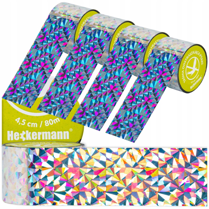 TAŚMA ODSTRASZACZ PTAKÓW NA PTAKI SZPAKI 320M