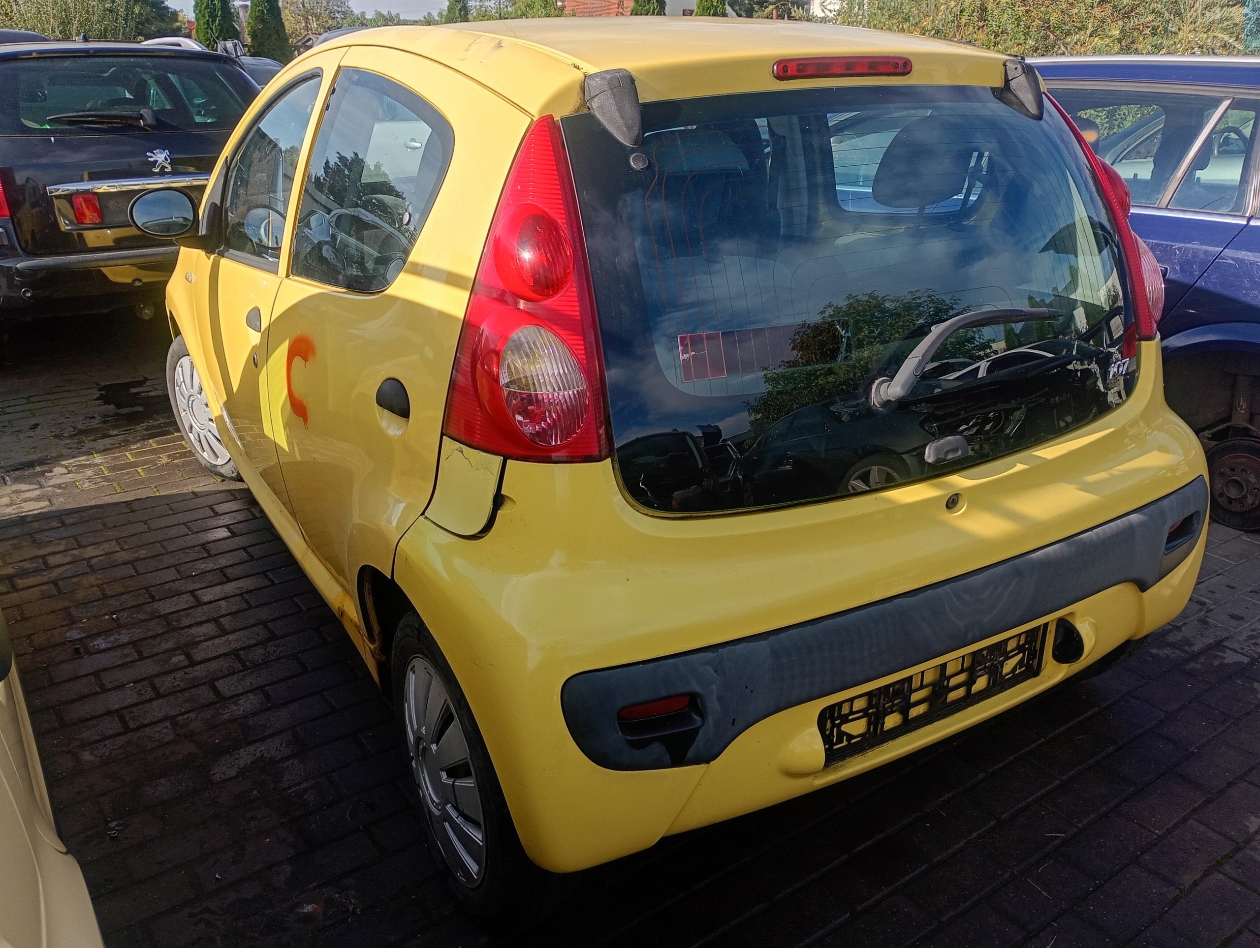 light left rear rear part Peugeot 107 05-08