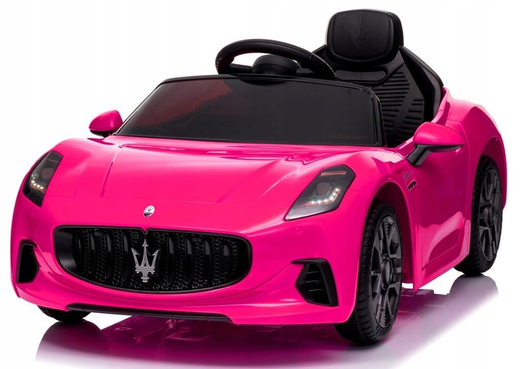 Maserati GranTurismo Różowy Auto na akumulator Eva Skóra pilot Akumulator l