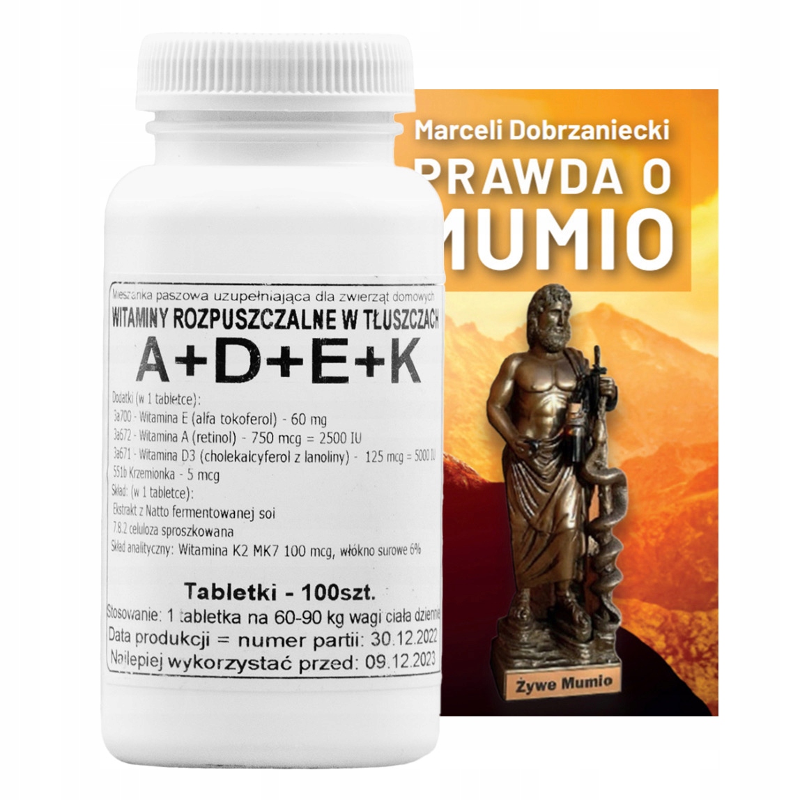 Witaminy Adek Podkowa 100 Szt 1 szt i broszura o mumio 1 szt