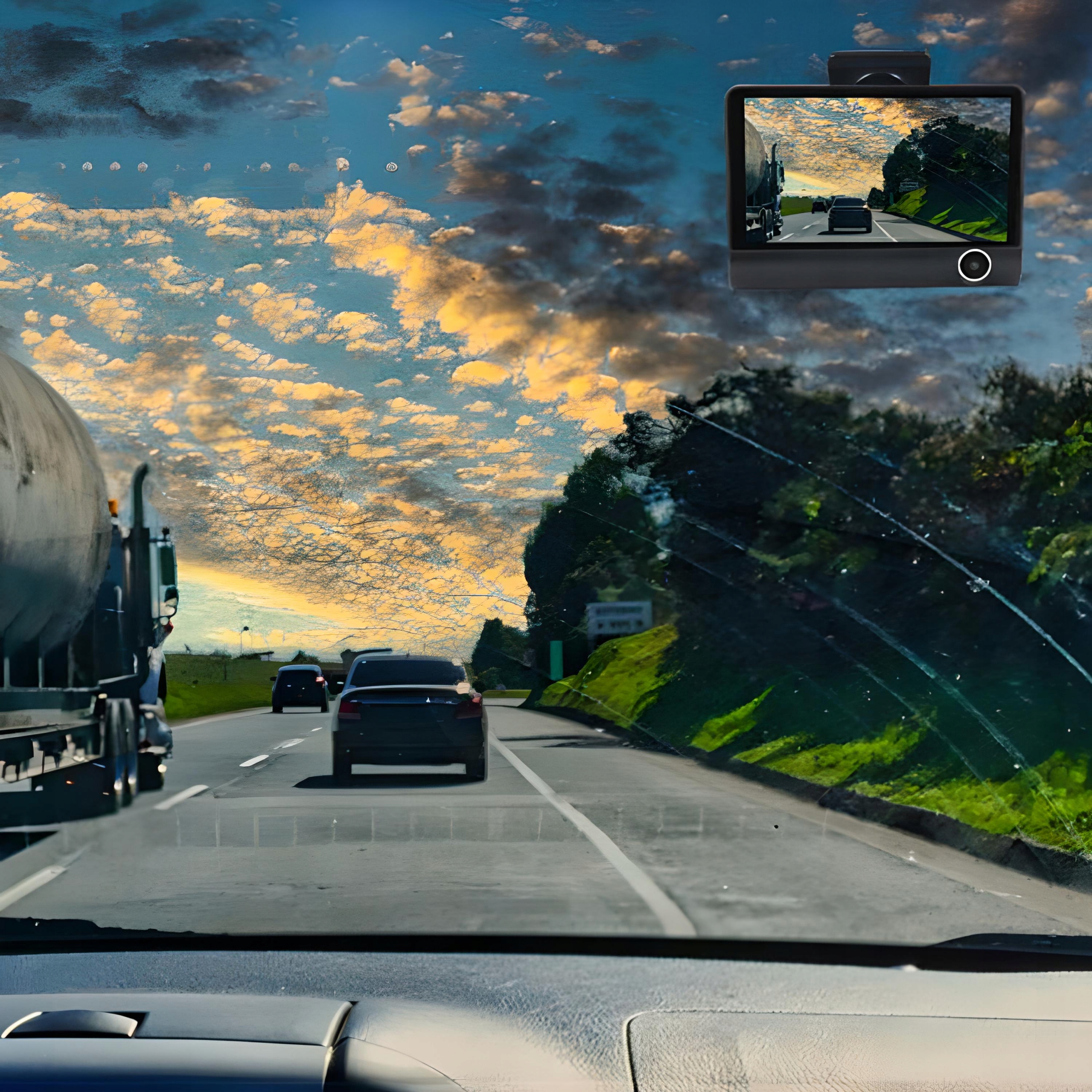 REJESTRATOR JAZDY KAMERA COFANIA FULL HD 3 KAMERY Marka retoo