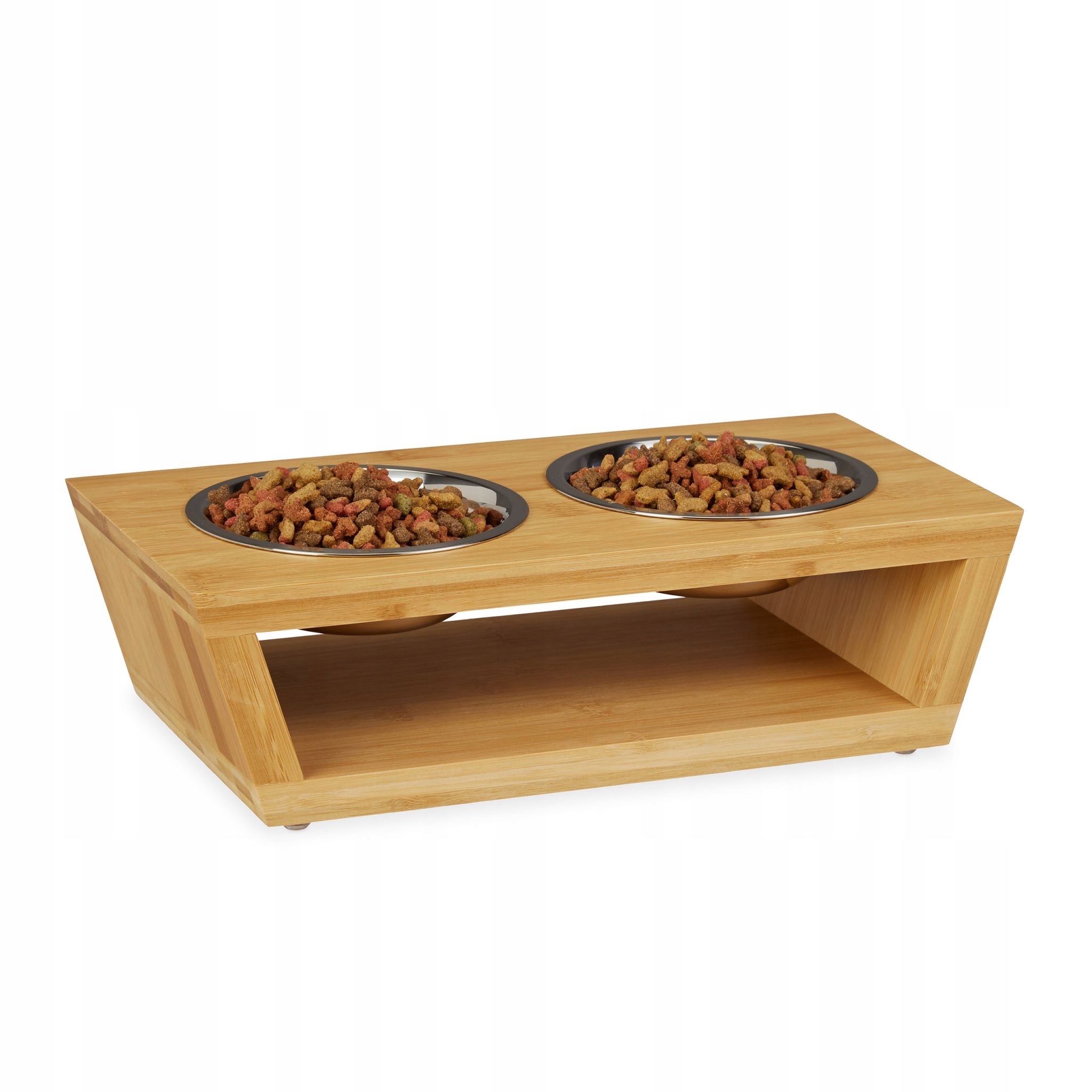 Levně Sada dvou kovových misek Relaxdays hnědá 0,3 l