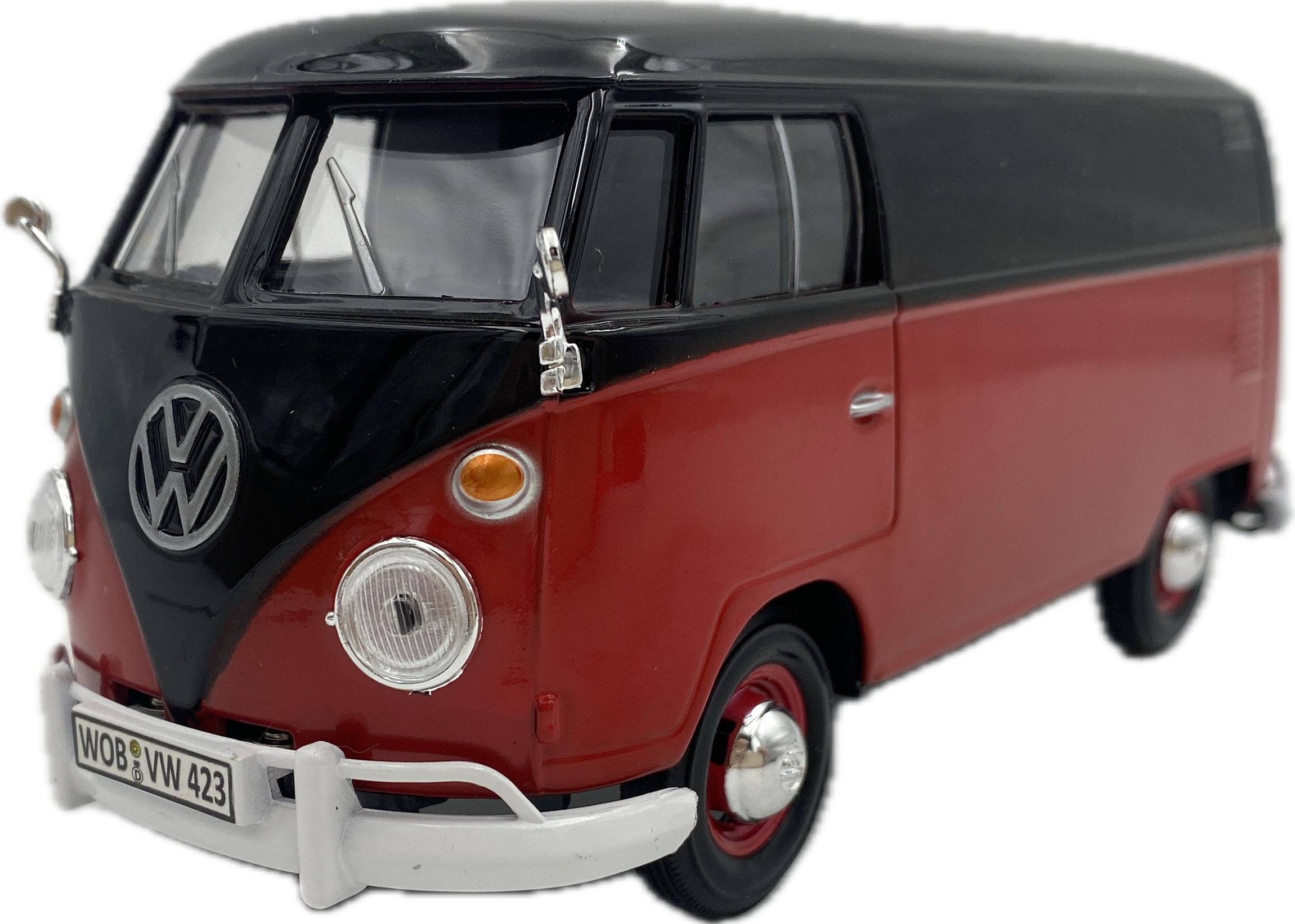 Vw Typ 2 T1 Dodávka 1:24 Motormax 79342 černá/červená