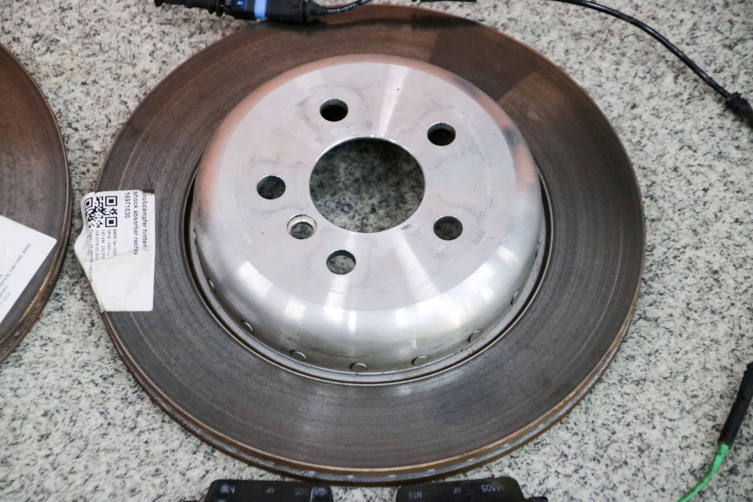 BMW G20 G21 discs plates rear part rear. 330x20 5929 km !!!