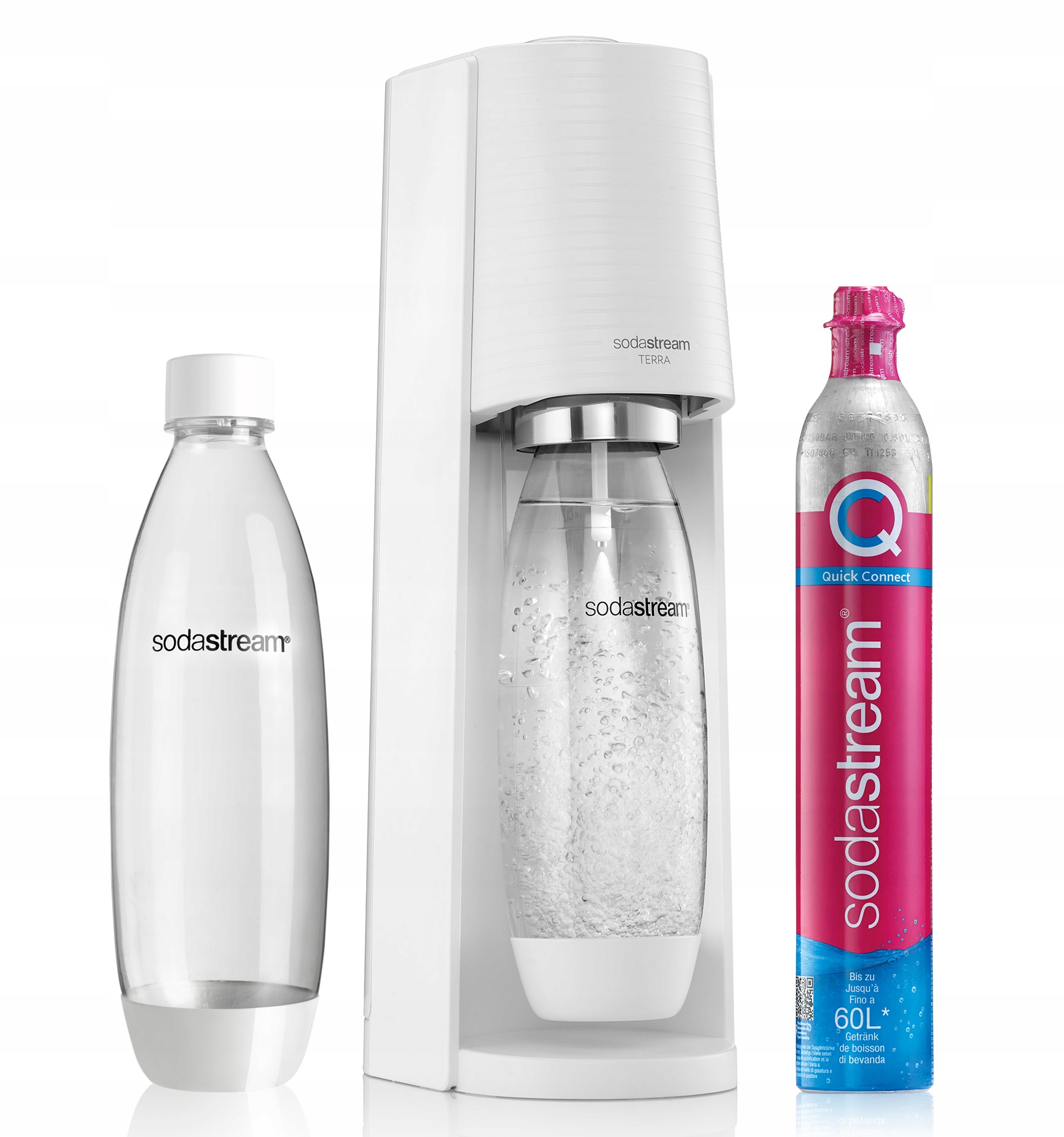 Soda Stream SATURATOR Terra BIAŁY + butelka