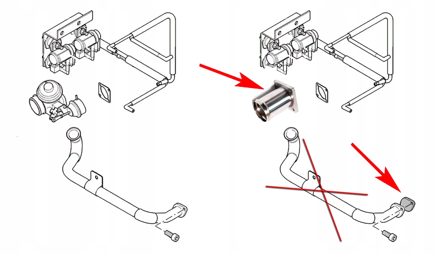 F88 ZAŚLEPKA ZAMIENNIK EGR LAND ROVER Td5 Producent części ADITECH