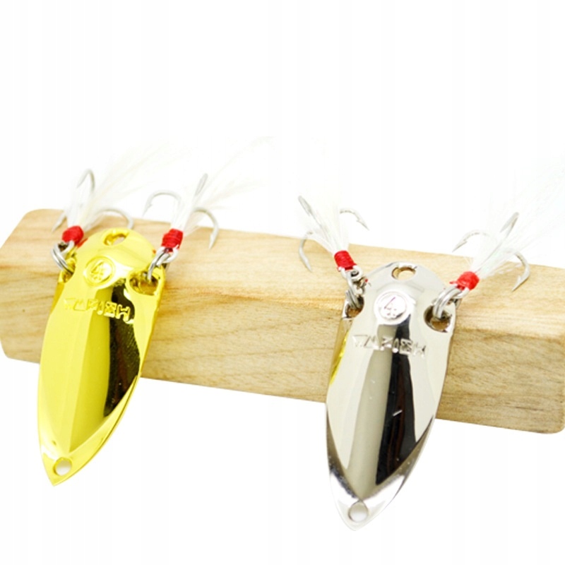 BŁYSTKA Blacha SZCZUPAK SANDACZ 15g 5,1cm 2kotwice Rozmiar 5