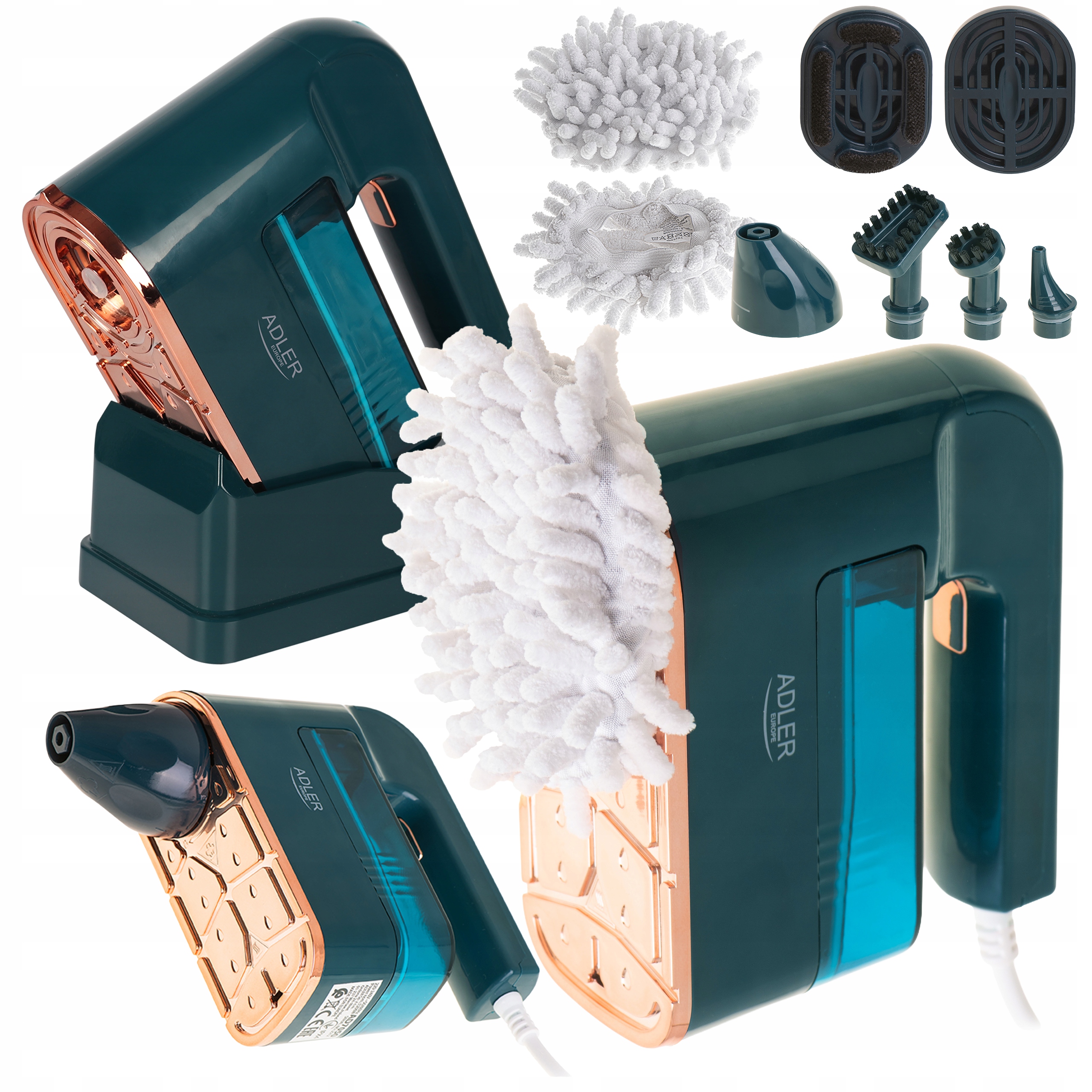 Myjka Parowa Parownica Mop Elektryczny Czyścik Parowy Do Okien Fug 1200W