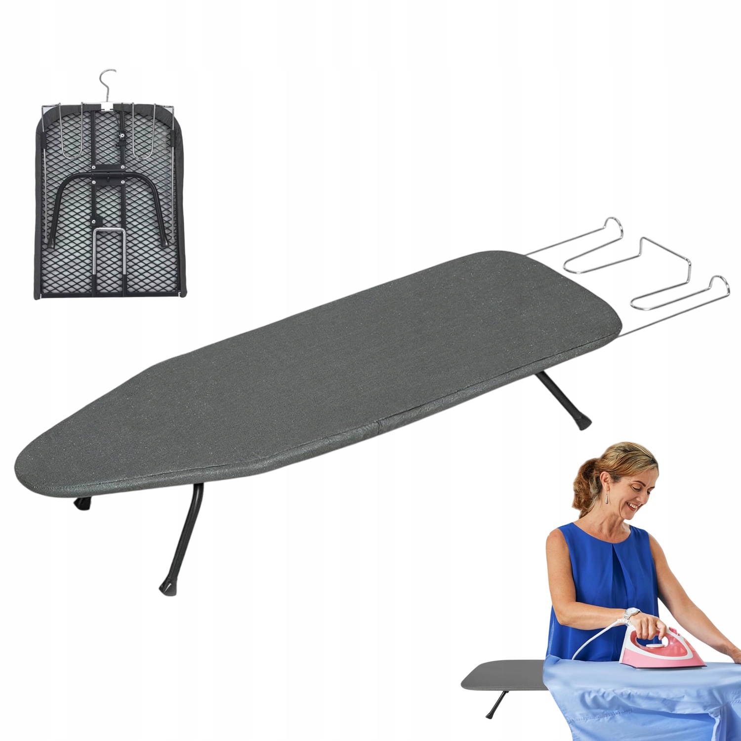 Levně Skládací lisovací deska Mini S držákem na žehličku Síťka