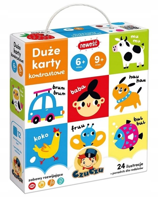 

CzuCzu Duże karty kontrastowe