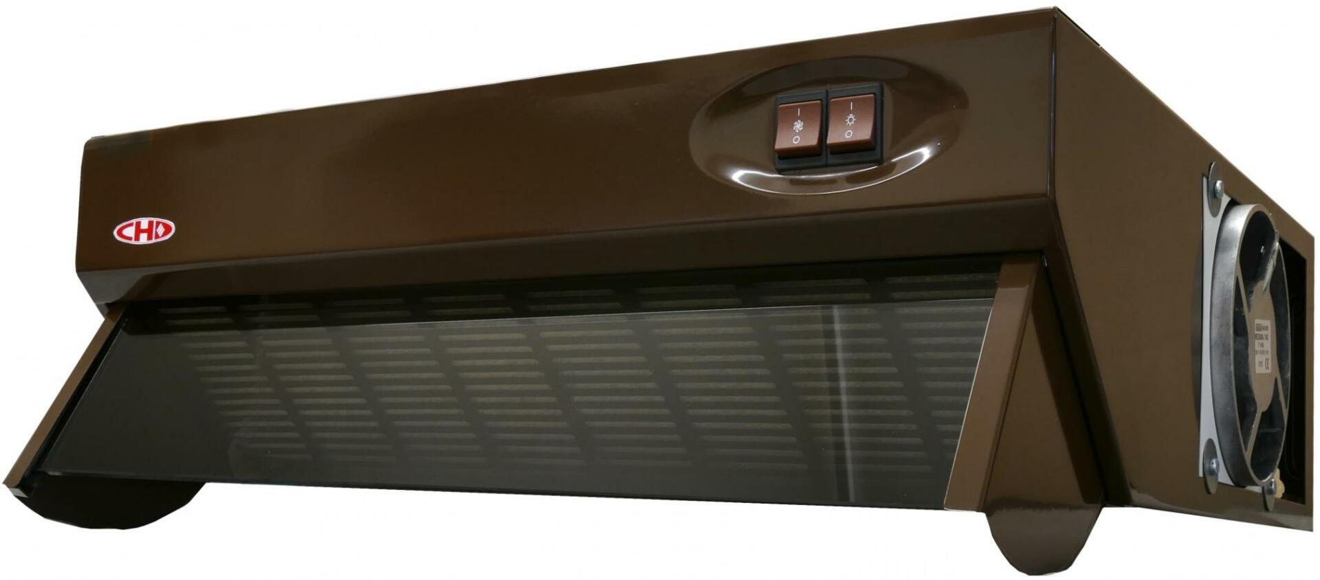 Odsávač pár Exihand Ch 100 60 cm hnedý, odťah vpravo