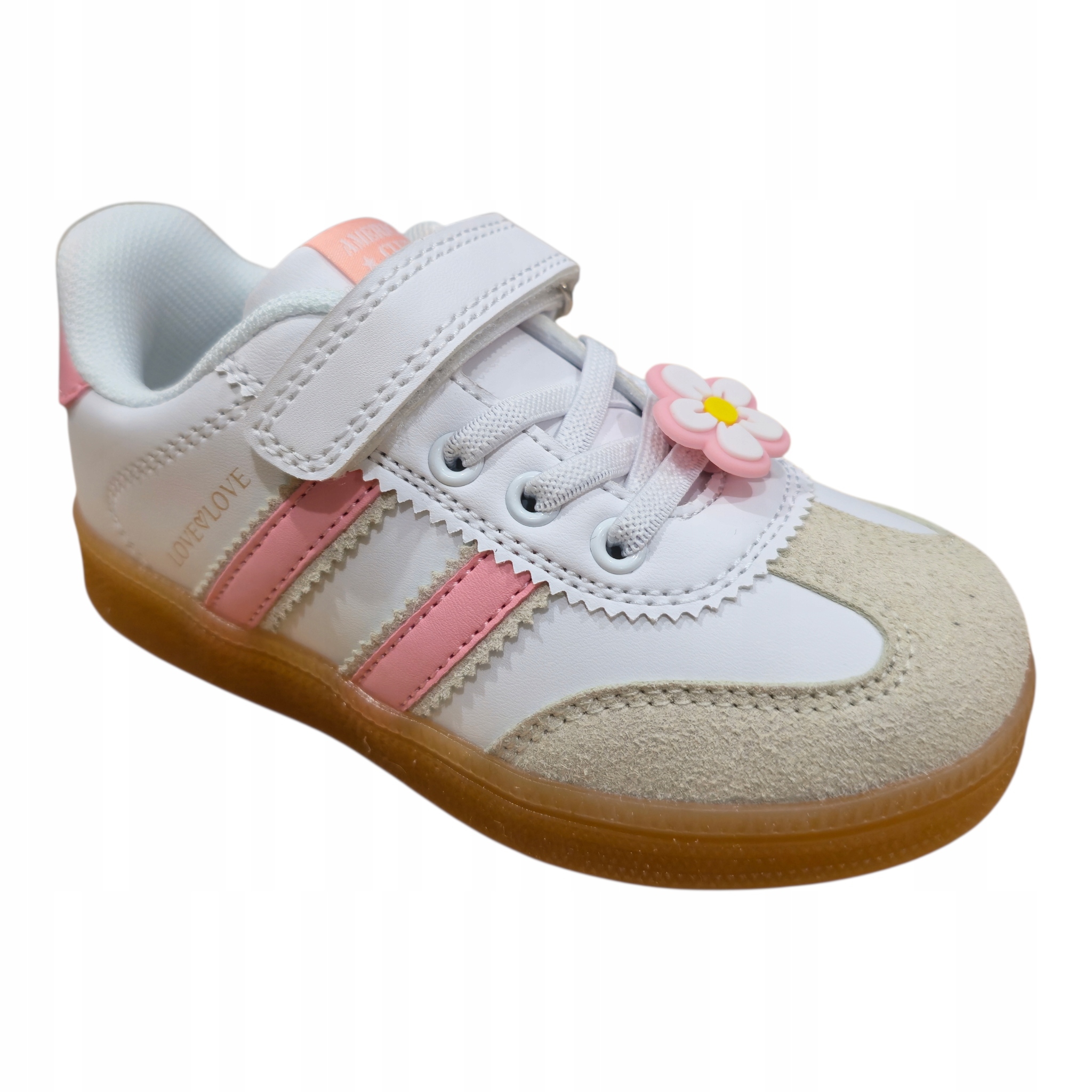 Buty Sportowe Dziewczęce Lekkie Adidaski Sneakersy Z Wkładką Skórzaną 29