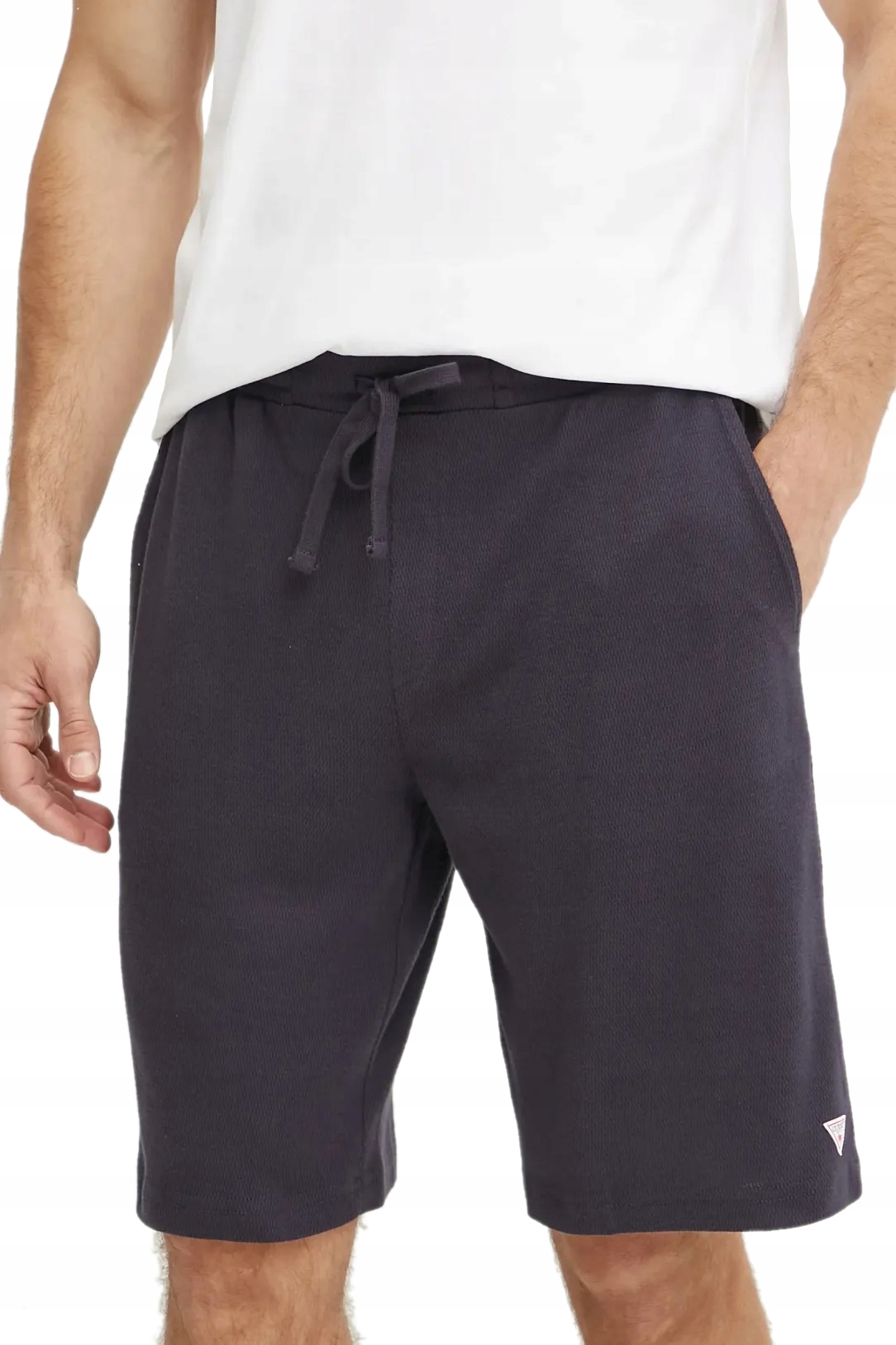 Guess pánské tmavě modré bavlněné kraťasy krátké kraťasy M