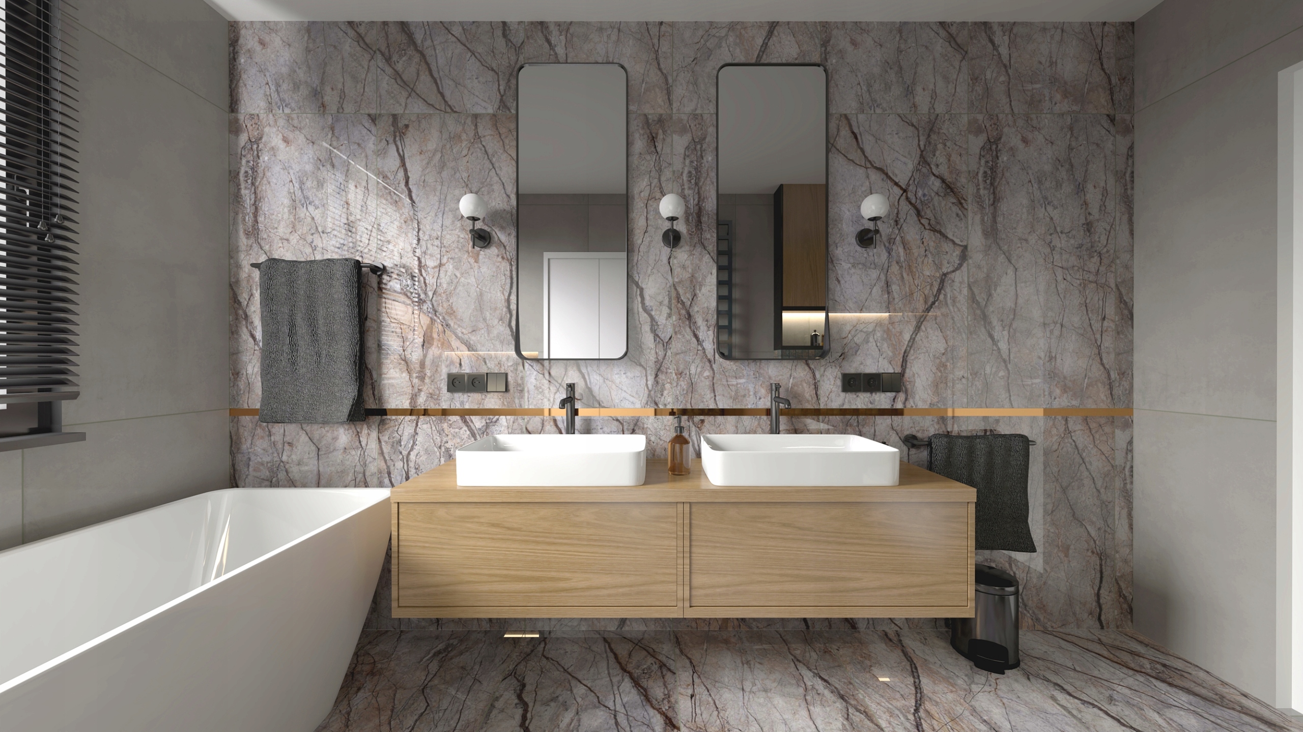 PŁYTKI ŁAZIENKOWE PODŁOGOWE MARMUR RENO 60X120 HIGH GLOSSY WYSOKI POŁYSK Typ gres