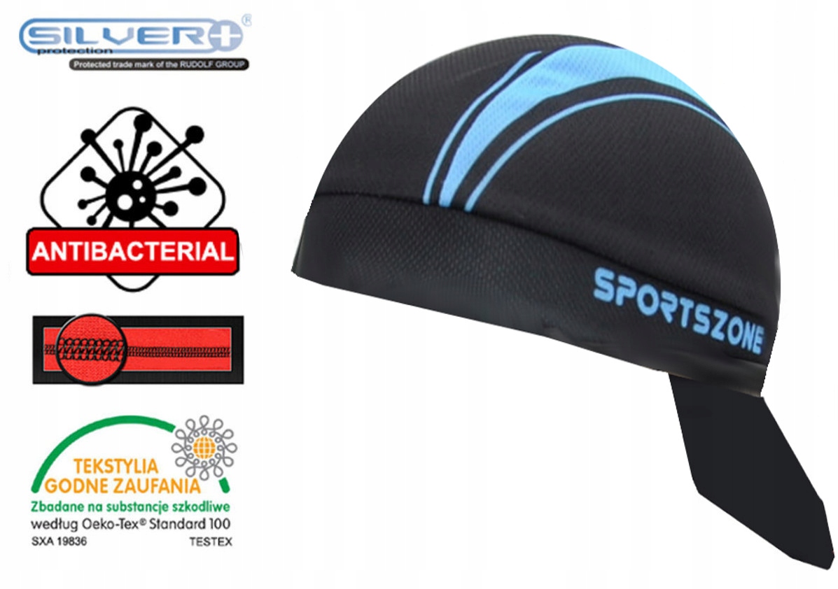 MOTO CHUSTA BANDANA MOTOCYKLOWA OCHRONNA NA GŁOWĘ Długość (cm) 60