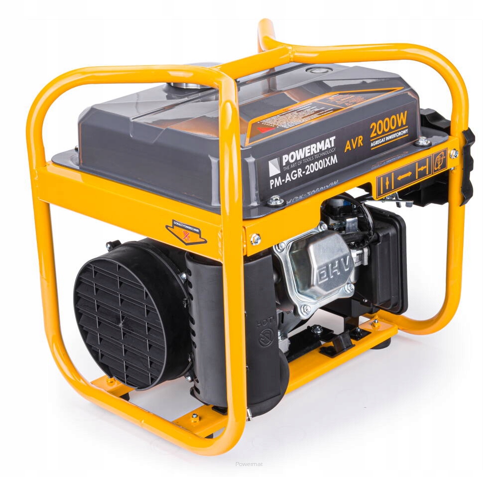 Agregat Prądotwórczy Generator Inwertorowy 2000W Typ agregatu jednofazowy