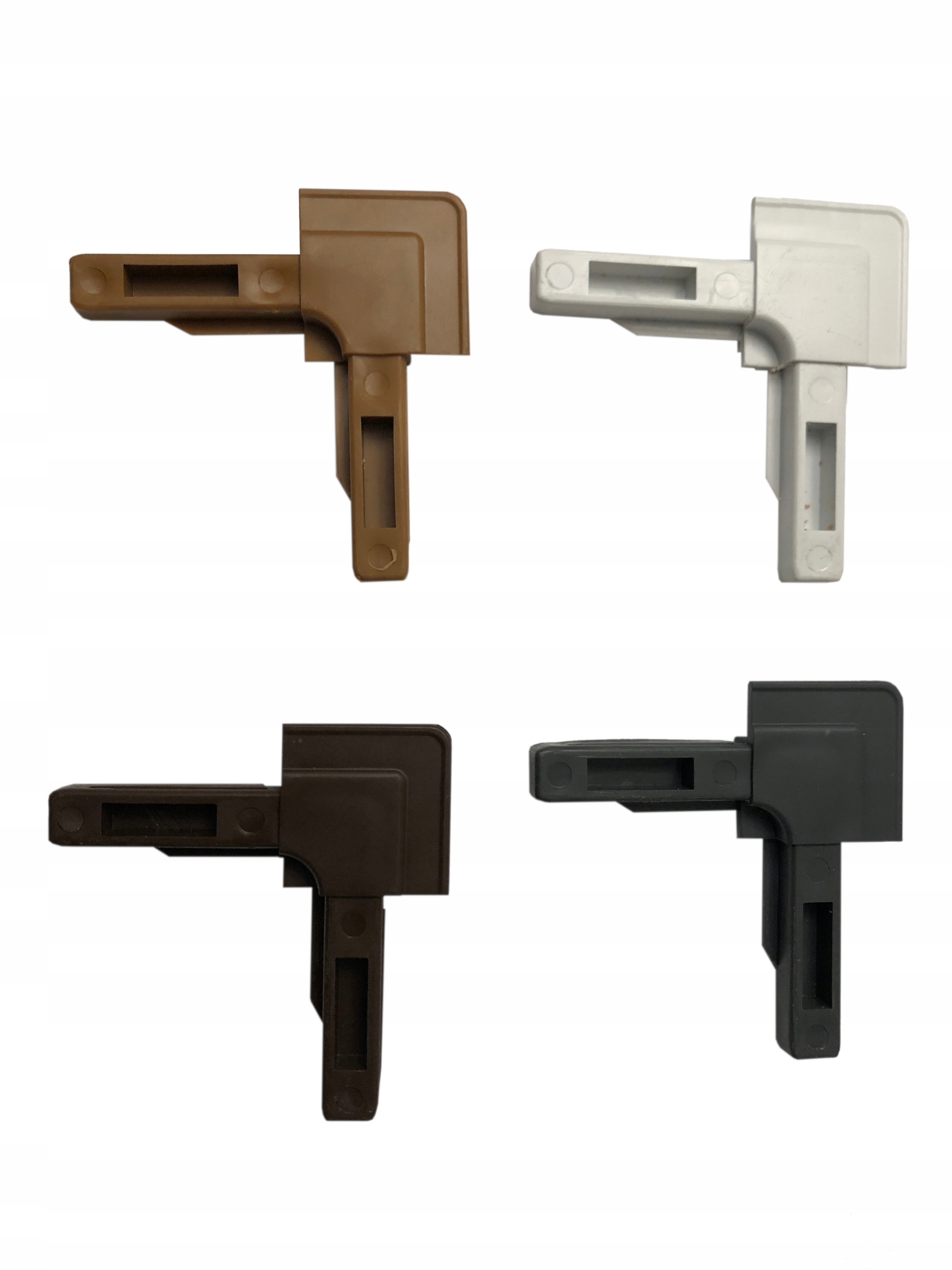 Moskitiera NAROŻNIK ŁĄCZNIK ramek PCV 4szt BIAŁY Marka inna