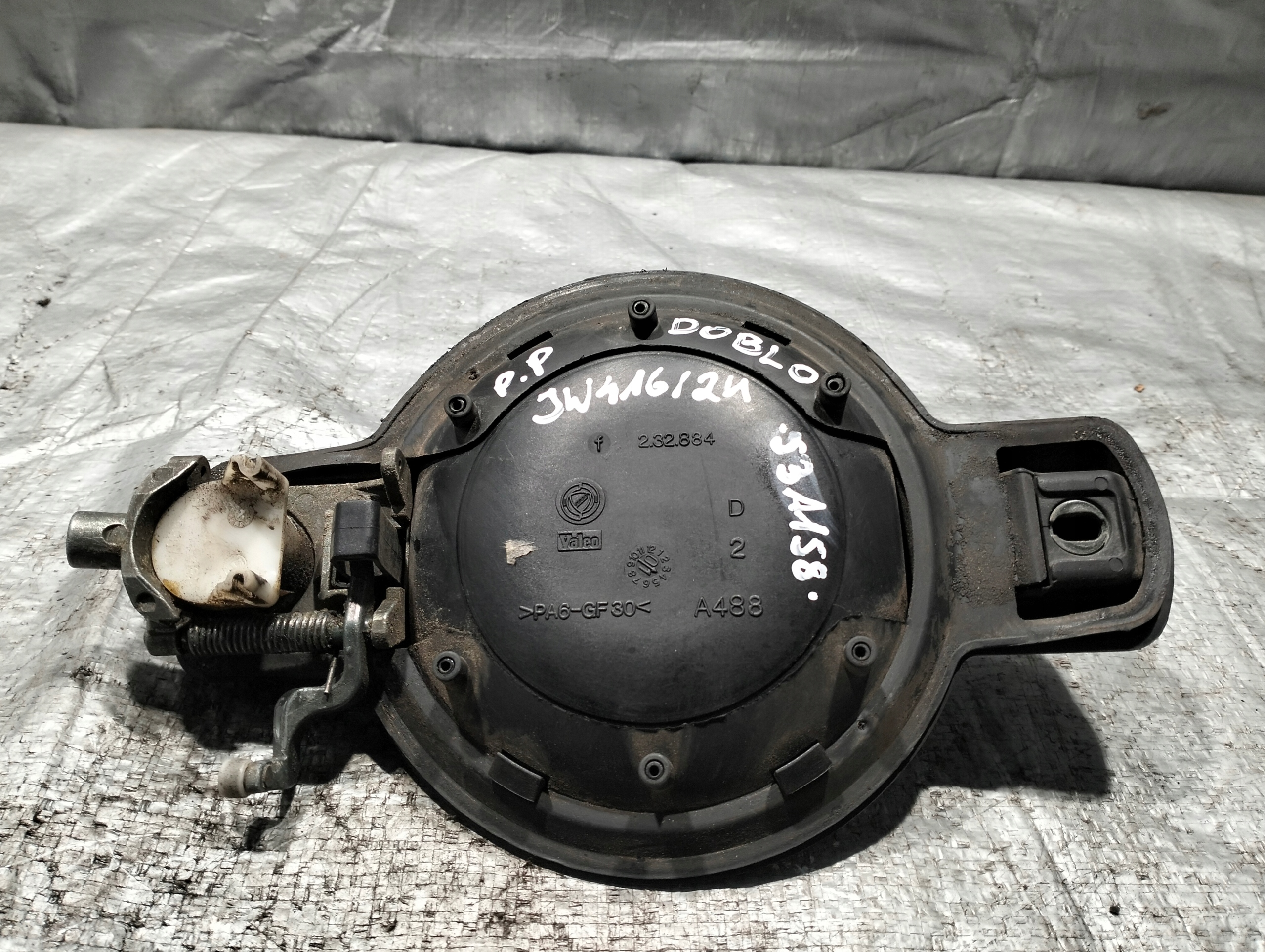 handle exterior right front FIAT DOBLO VALEO 232884