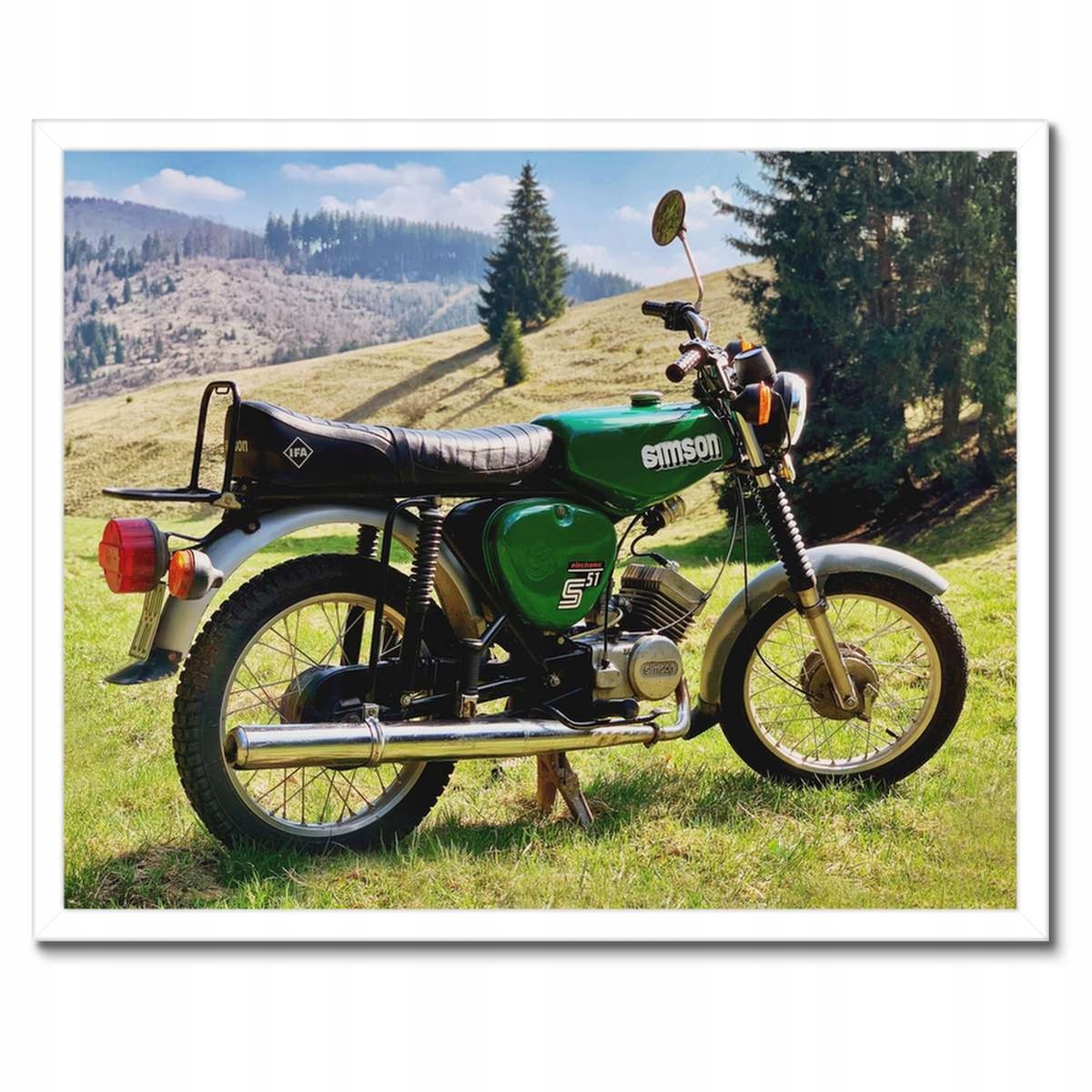Plakáty v rámu 50x40 motocykl Simson S51