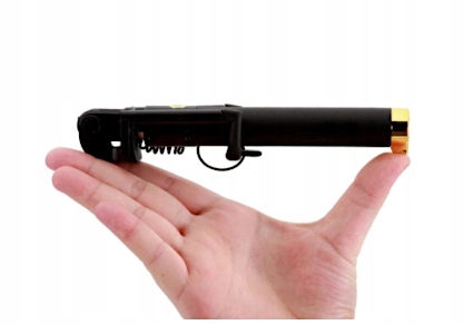 SELFIE STICK KIJEK DO TELEFONU Z KABLEM MONOPOD Obsługiwane systemy operacyjne Android iOS