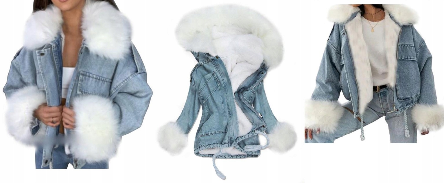 

Kurtka Jeansowa Z Futerkiem Katana Futerko Miś U