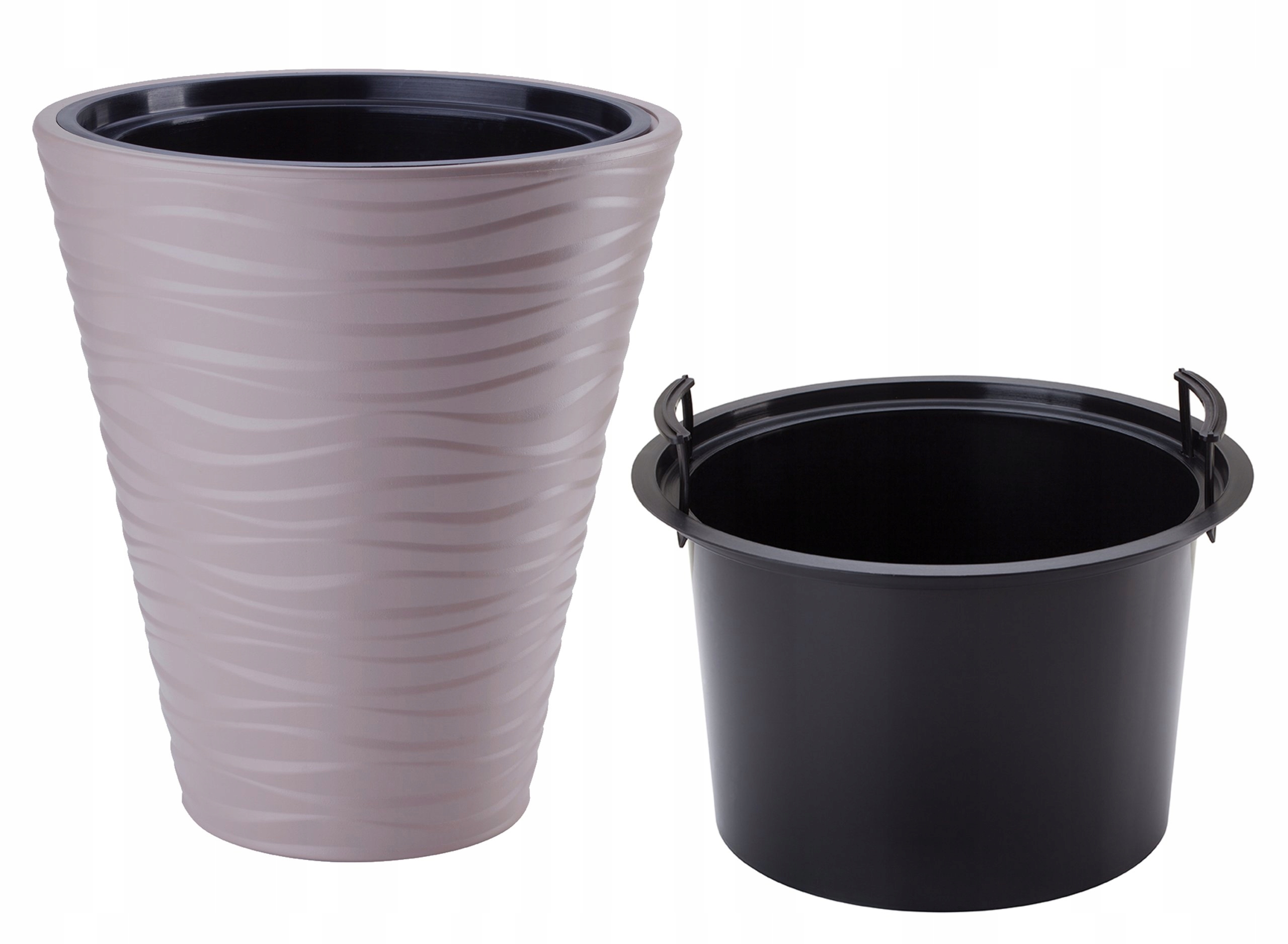 

Donica Sahara 3D Z Wkładem H33 FI30 Szarobeż 3D