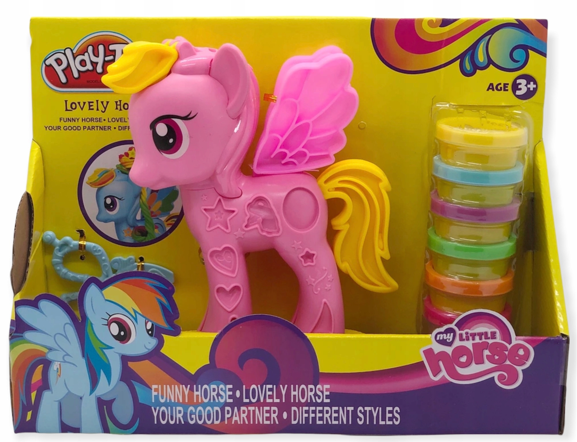 

My Little Pony Rainbow Dash Ciastolina Fryzjer