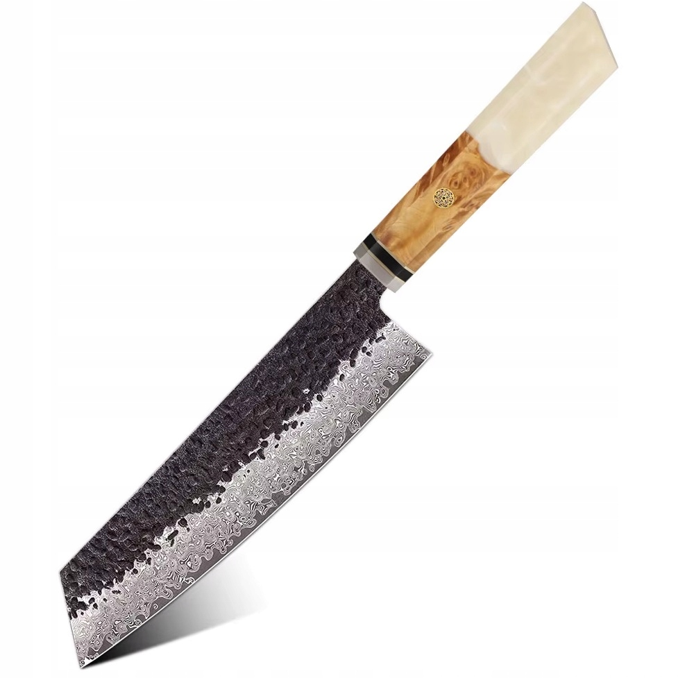 Damaškový kuchynský nôž Airi Kiritsuke/Biela KP-37358