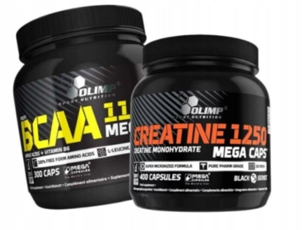 Sada Olimp Bcaa 1100 Caps 300 kapslí Creatine 1250 400 kapslí