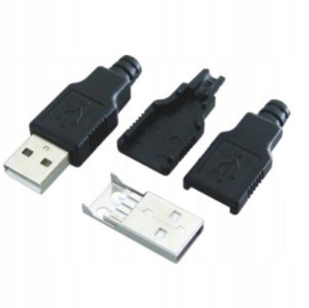 Wtyk USB typu A na kabel z osłoną Marka NN